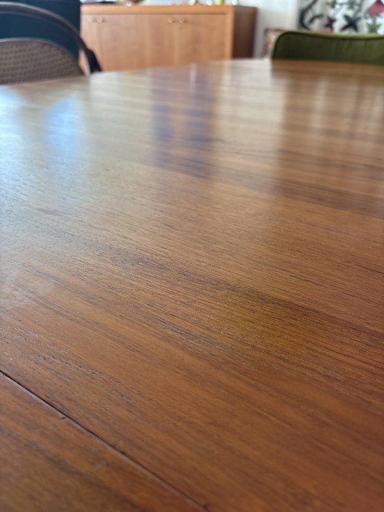 Image 1 of Table à manger extensible en teck d'origine danoise 70s