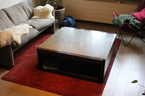 Image 1 of Angelo Mangiarotti 4D Coffee Table for Molteni, Italy 1960s