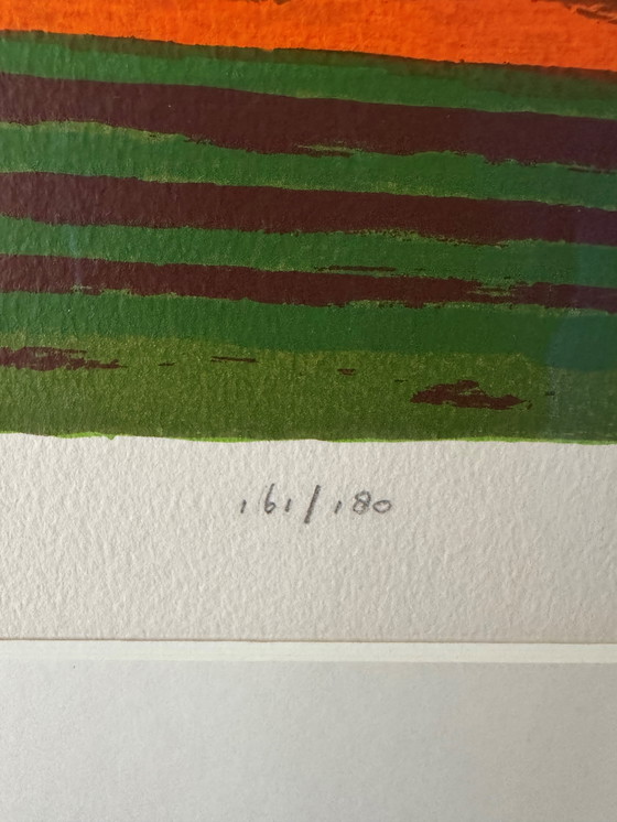 Image 1 of Serigrafia Ton Schulten - Fattoria alla luce del sole, 1996