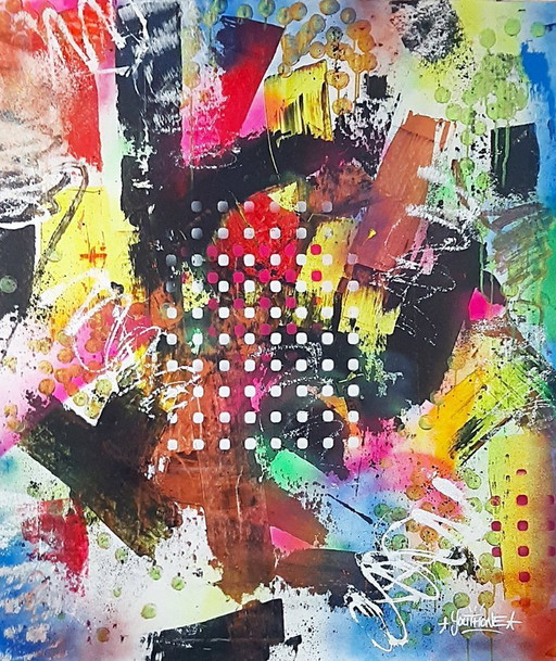 JUVENTUD - Pulso Urbano - Lienzo de Artista