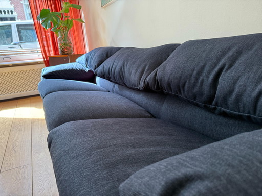 Cassina Maralunga 3 seater classic seam reupholstered