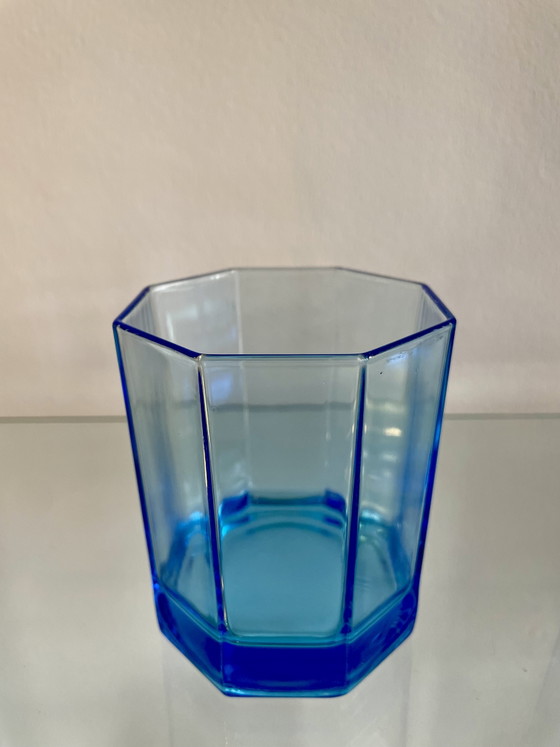Image 1 of 5 bicchieri da whisky ottagonali