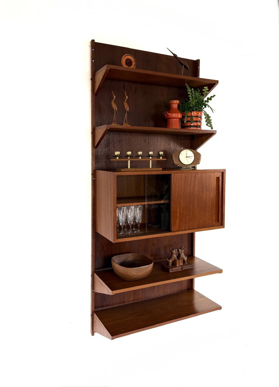 Image 1 of Vintage modular teak wall system '60s
