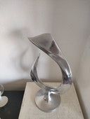 Design modernist aluminum abstract sculpture