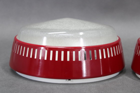Image 1 of Paire de plafonniers ou d'appliques des années 1970, Tchécoslovaquie