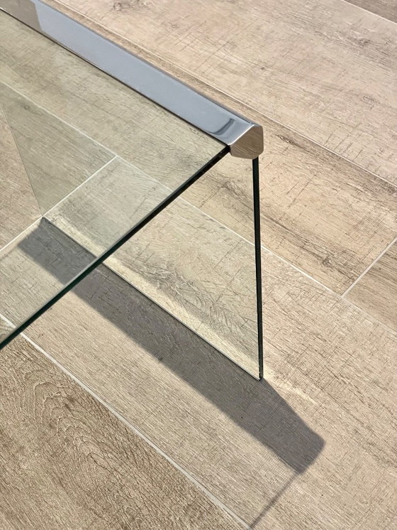 Image 1 of Table basse en verre Gallotti & Radice L80 x P40 x H42,5 cm