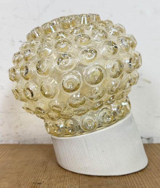 Image 1 of Vintage White Porcelain Wall Light, 1970s