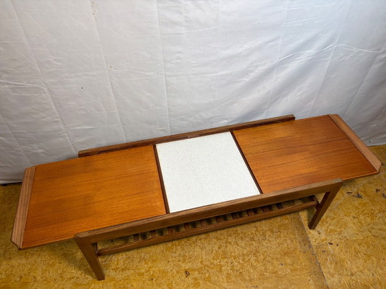 Vintage Remploy Teak Extending Coffee Table | Jaren 60 | Scandinavian Style A Wonderfully Stylish And – Wood (photo 5 of 7)