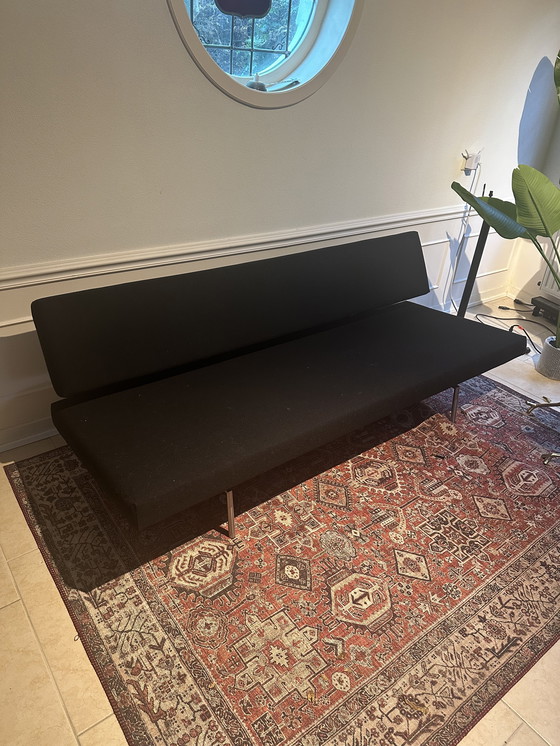 Image 1 of Sofá cama de Der Sluis, 190 cm de ancho, color antracita, de lana