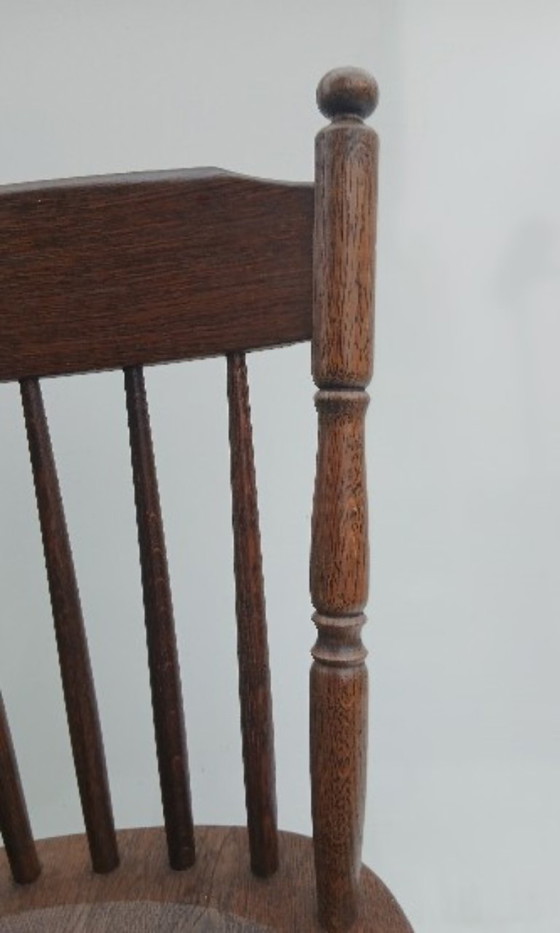 Image 1 of 2 sedie da pranzo in legno massello – stile fattoria