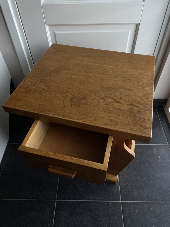 Image 1 of Midcentury houten bijzettafel