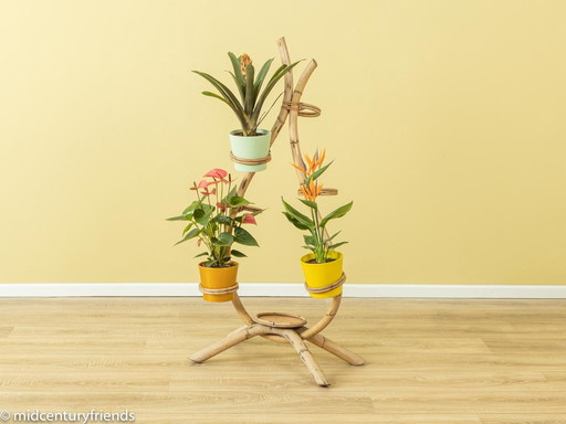 Sculptural Bamboo Flower Stand