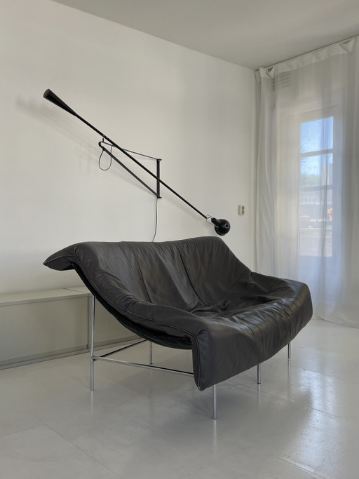 Gerard van den Berg - Montis - Butterfly / Divano a due posti – 2 zitsbanken, Chrome, Leather