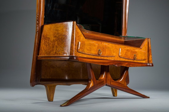 Image 1 of Tocador o consola con espejo de Vittorio Dassi, años 50