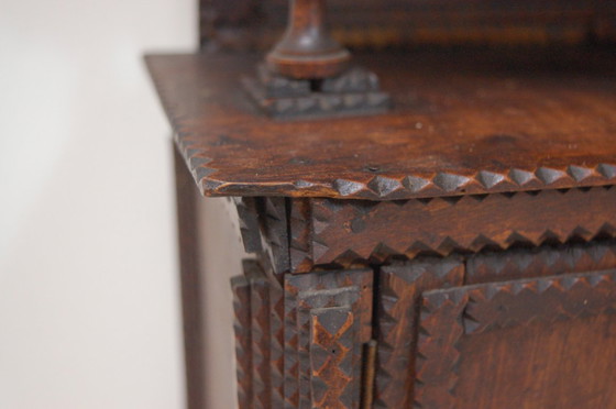 Image 1 of Buffet antique Tramp Art