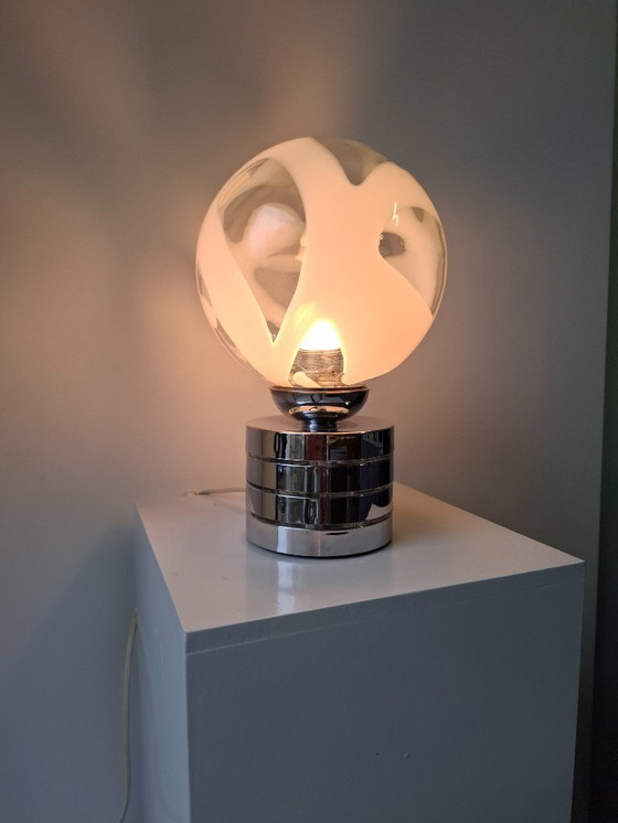 Image 1 of 1 lampe de table Space Age en verre de Murano