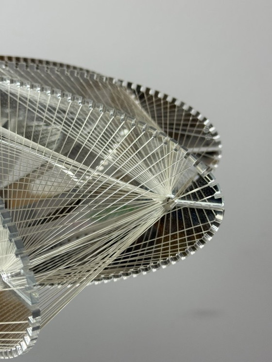 Image 1 of Lampada a sospensione Space Age di design di metà secolo di Sompex, attribuita a Paul Secon, anni '70