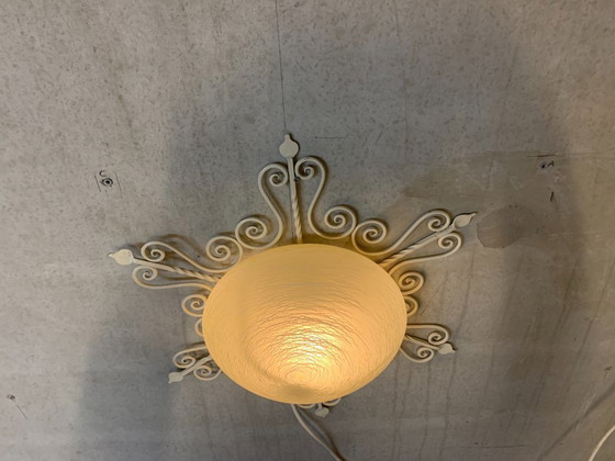 Image 1 of Lampada da soffitto solare vintage – Lampada da parete solare.