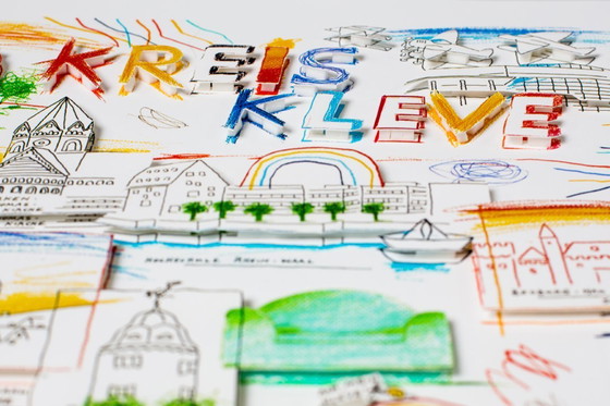 Image 1 of Schlote, Wilhelm - Kleve district - 3D construction - signed by hand