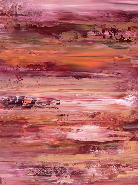 Artwork: Afterglow 100x100x3,8 cm – Paintings & Drawings, Canvas (photo 5 of 7)