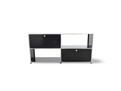 Original USM Haller Sideboard 2x2 black Chest of drawers Sideboard