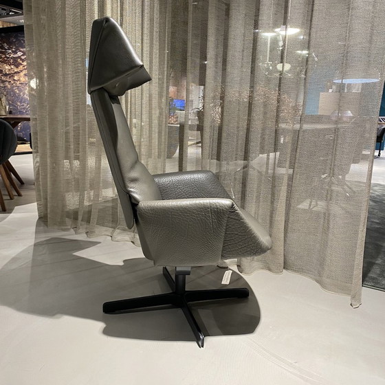 Image 1 of de Sede DS-343 recliner armchair with ottoman