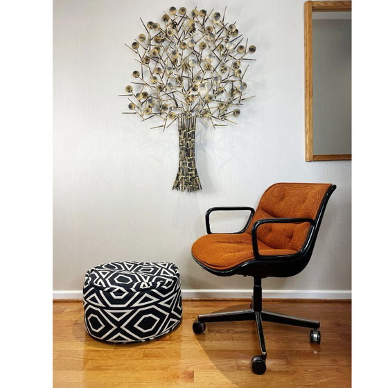 Image 1 of Marc kreiert brutalistische Fackelschnitt-Metall-Nagelbaum-Skulptur