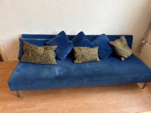 Designers Guild Sofa - Blauer Samt
