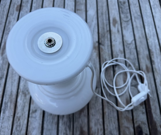 ✨ Vintage Murano Table Lamp | Mushroom Swirl | Lattimo | 1960s–70s | Mint Condition – Glass (photo 14 of 15)