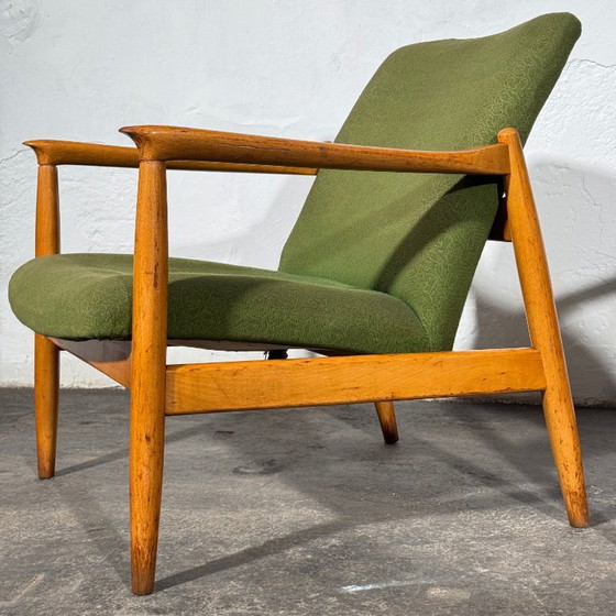 Paar GFM-64 Fauteuils van Edmund Homa, jaren 70 – Textile (photo 9 of 13)