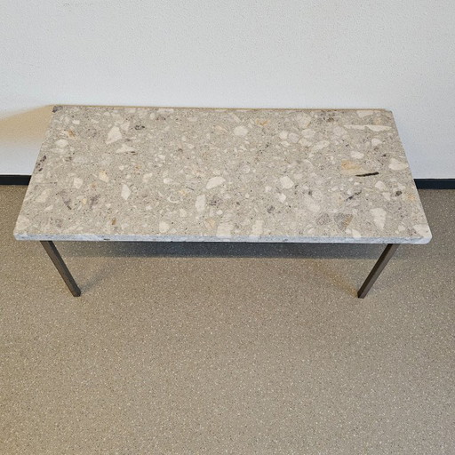 Mesa de centro de mármol vintage