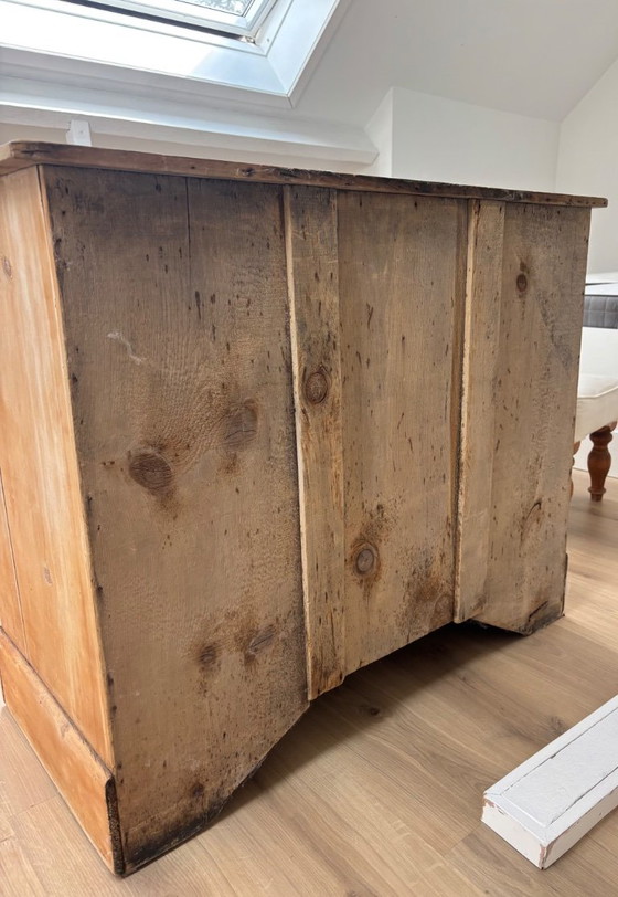 Antieke Grenen Commode / Toiletcommode – Ca. 1900 – Ladekasten, Wood (photo 3 of 5)