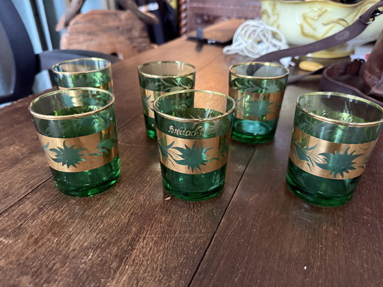 Image 1 of Set of 6 vintage lemonade glasses