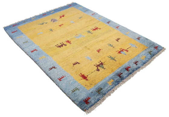 Image 1 of Alfombra persa original Gabbeh Ghashghai alfombra oriental 183 cm x 140 cm natural antiguo