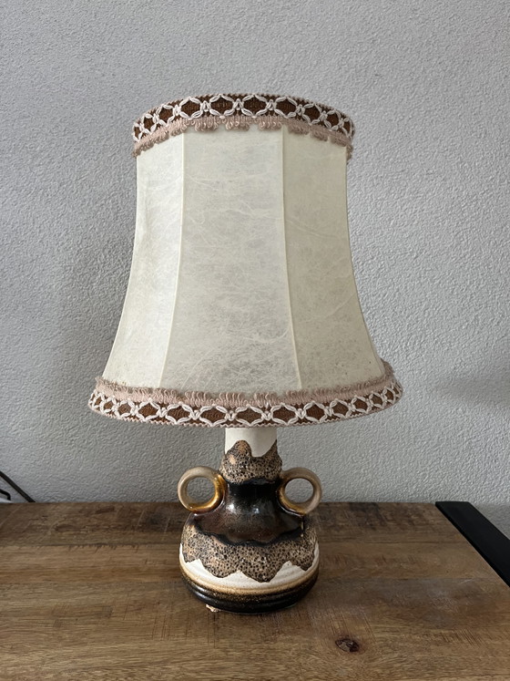 Image 1 of Magnifique lampe de table vintage « Fat Lava » du milieu du siècle – années 1960/1970
