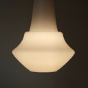 Vintage milk glass pendant lamp