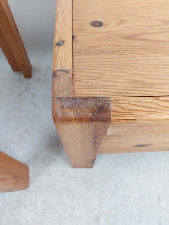 Image 1 of 1 x Set Nachtkastjes/Tafeltjes 1960's Zweeds Grenen