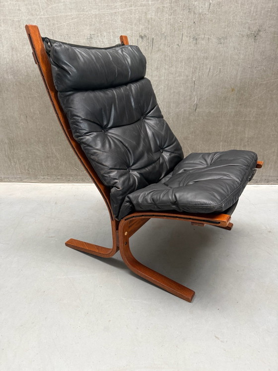 Ingmar Relling Siësta Lounge Chair - Westnofa 1960s – Armchairs, Wood, Leather (photo 5 of 9)