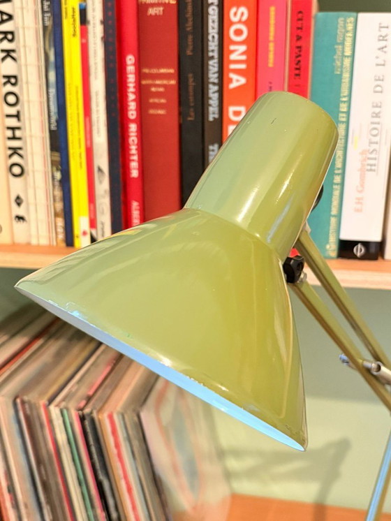 Image 1 of Lampe de bureau d'architecte vintage suédoise WASO LEDU (1960)