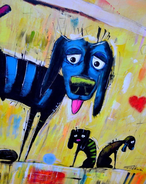 Image 1 of Piotr Piskorz "Maternelle pour chiots - l'heure de la sieste" XXL