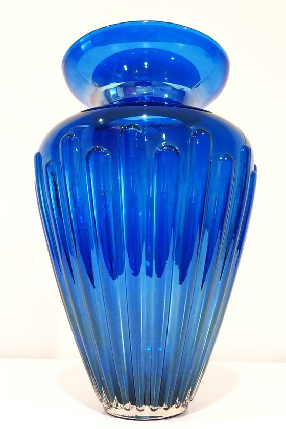 Image 1 of Große Vase aus Muranoglas – Durchmesser 20 cm x Höhe 30 cm – Julklapp, Weihnachtsgeschenk