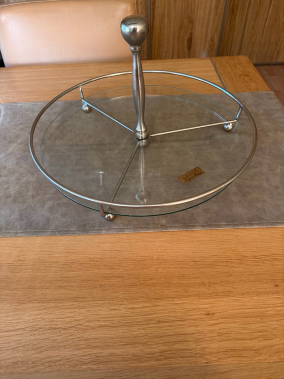 Riviera Maison Woldingham Cake Stand - etagère - – Rivièra Maison, Tafelaccessoires, IJzer, Glas (photo 3 of 12)