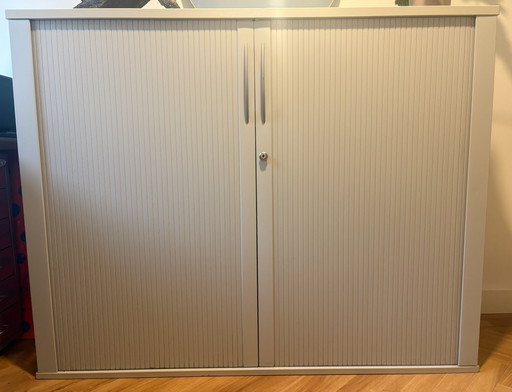 Armoire de rangement à porte tambour - 107X135X42 Cm