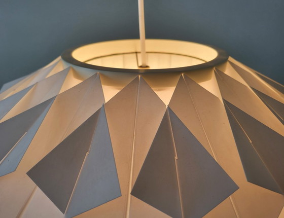 Image 1 of Vintage Facett pendant lamp by Lars Schioler for Hoyrup 1974