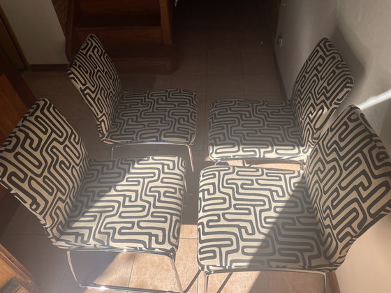 Image 1 of 4 sedie moderne per soggiorno o ufficio