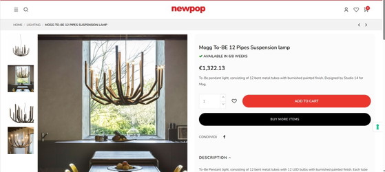 MOGG To-Be 12 Pipes - Lampada a sospensione di design italiano – Lampade a sospensione, Metallo (photo 6 of 6)
