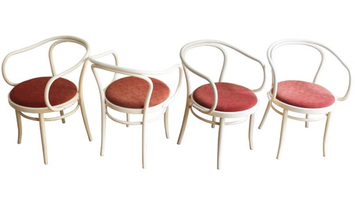 Set of 4 Antonín Šuman Bentwood Chairs for TON – 1988