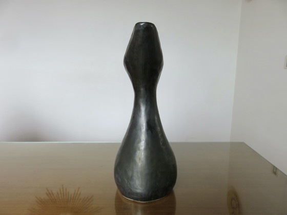 Image 1 of Large Ceramic Vase Signed Ray Camart in Vallauris, France, 50s-60s