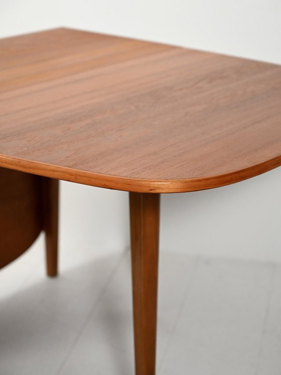 Image 1 of Scandinavian with double drop-leaf teak table