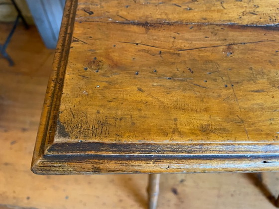 Image 1 of Mesa plegable Mesa auxiliar Antigua francesa